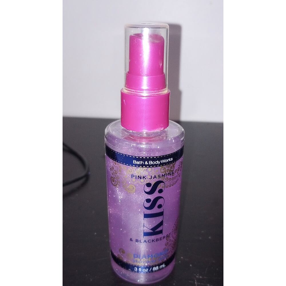 Pink Jasmine‎ Kiss and Blackberry Bath and Body Works Diamond Shimmer Mist 3oz